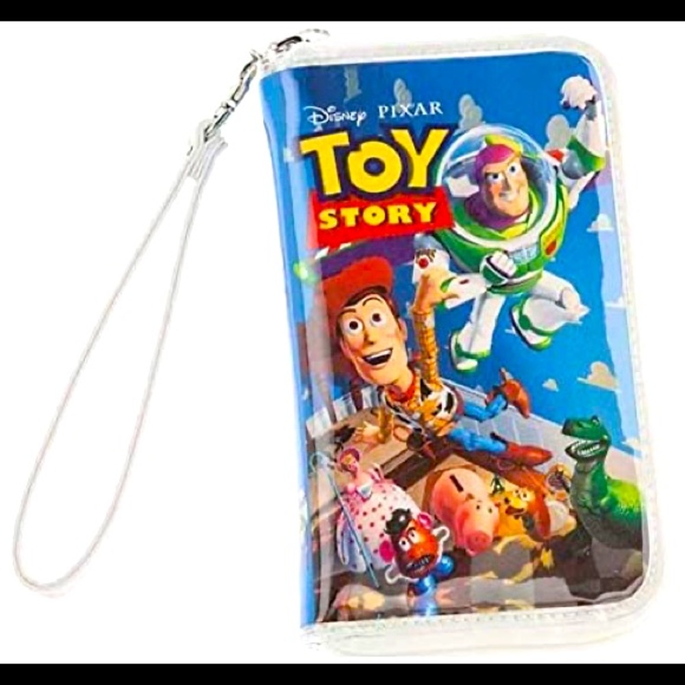 Toy Story VHS Zippered Wristlet Clutch